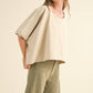 T3736   DYE AND WASH OVERSIZED TOP