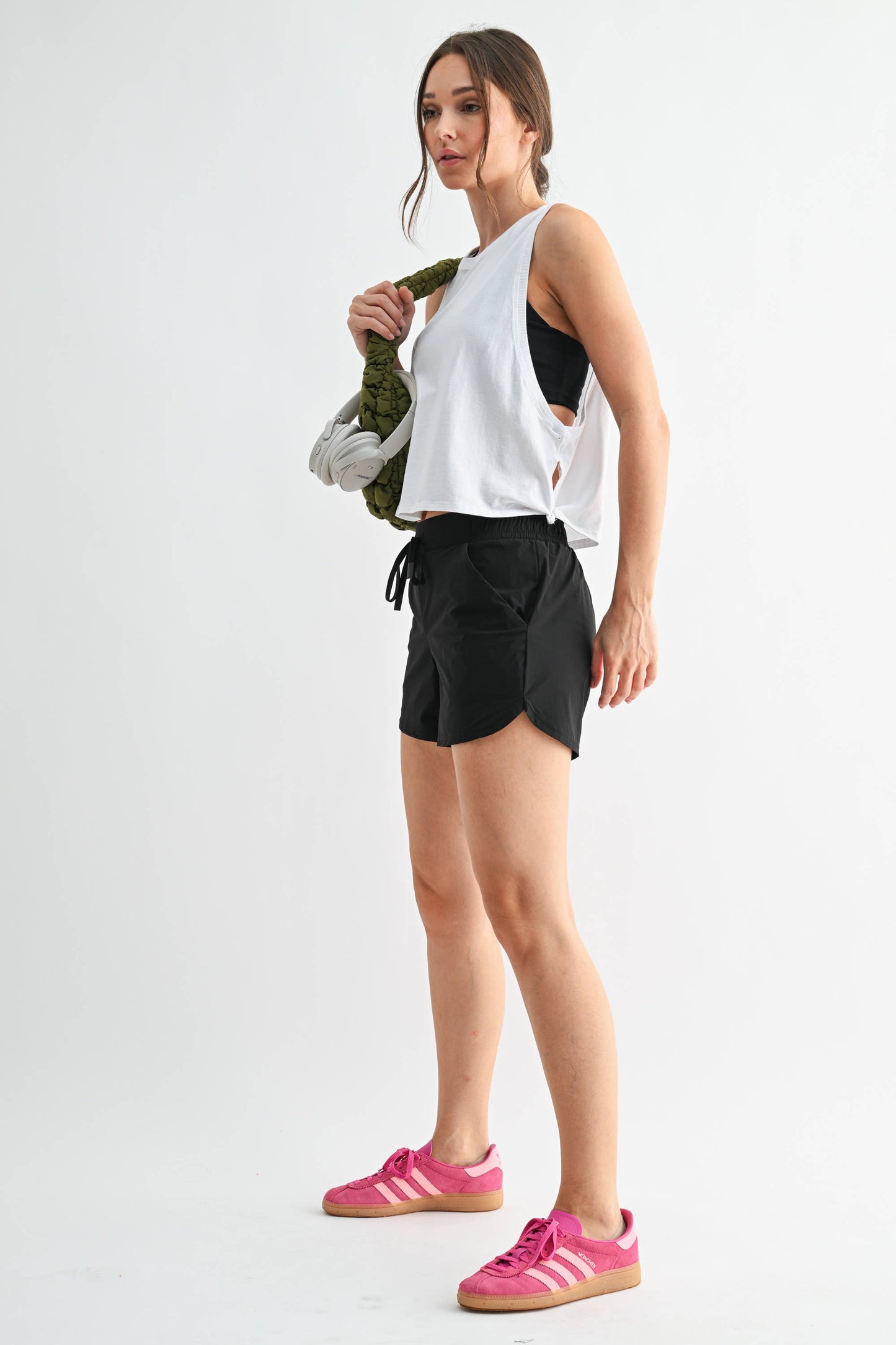 Pima Cotton Relaxed Side-Knot Tank
