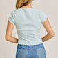 ROUND NECK SHORT SLEEVE TOP