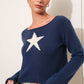ARIA STAR KNIT TOP