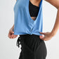 Pima Cotton Relaxed Side-Knot Tank