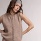 SLEEVELESS SWEATER VEST / WL26-13059