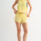 Pima Cotton Relaxed Side-Knot Tank