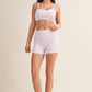Gingham Print Double Layered Sports Bra