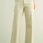 MMP623   STRAIGHT WIDE LEG DENIM PANTS