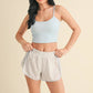Scoop Neck Cami with Contour Seams