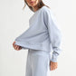 Luxe Sand Wash Rib Sweater