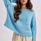 ROLL NECK POCKET SWEATER / WL26-12577