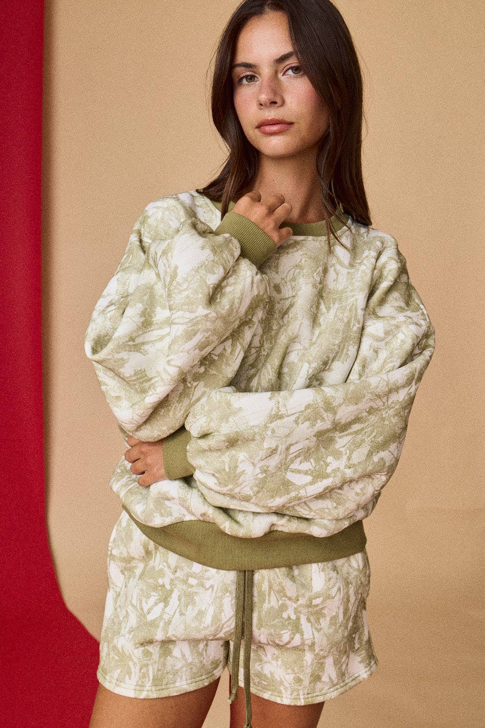 Woodland Camo Crewneck Set