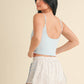 Scoop Neck Cami with Contour Seams