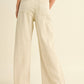 MMP623   STRAIGHT WIDE LEG DENIM PANTS