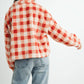 Fall Drop Shoulder Plaid Fall Jacket - BMJ7504