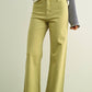 MMP623   STRAIGHT WIDE LEG DENIM PANTS