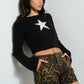 ARIA STAR KNIT TOP