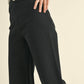 MMP623   STRAIGHT WIDE LEG DENIM PANTS