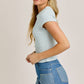 ROUND NECK SHORT SLEEVE TOP