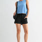 Pima Cotton Relaxed Side-Knot Tank