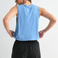 Pima Cotton Relaxed Side-Knot Tank