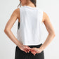 Pima Cotton Relaxed Side-Knot Tank