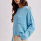 ROLL NECK POCKET SWEATER / WL26-12577