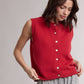 SLEEVELESS SWEATER VEST / WL26-13059