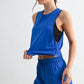 Pima Cotton Relaxed Side-Knot Tank