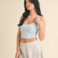 Scoop Neck Cami with Contour Seams