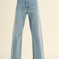 MMP623   STRAIGHT WIDE LEG DENIM PANTS