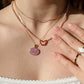 Pink WWJD Necklace Set