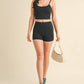 Scoop Neck Cami with Contour Seams