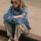 P6171   CHEETAH PRINT BARREL PANTS