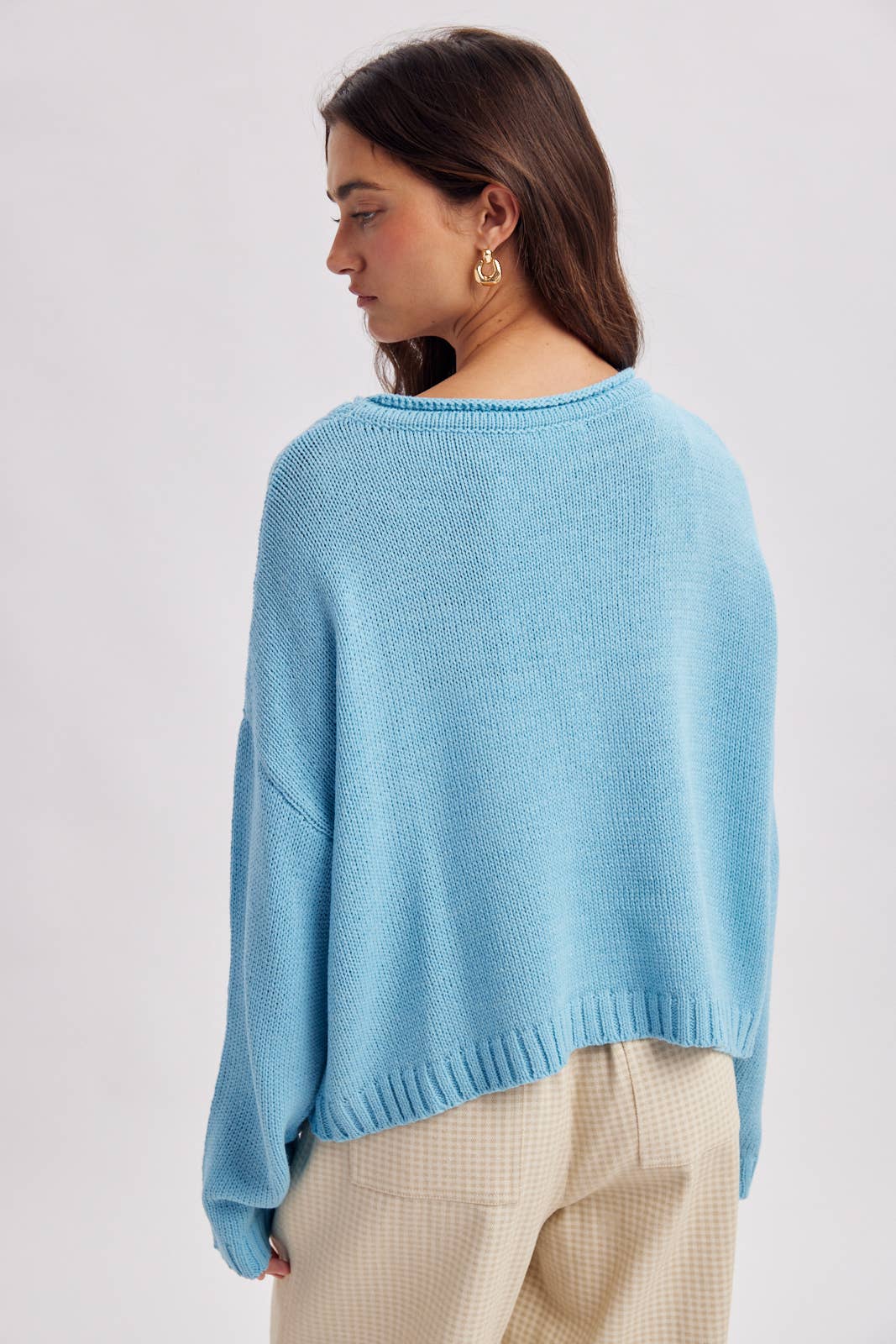 ROLL NECK POCKET SWEATER / WL26-12577