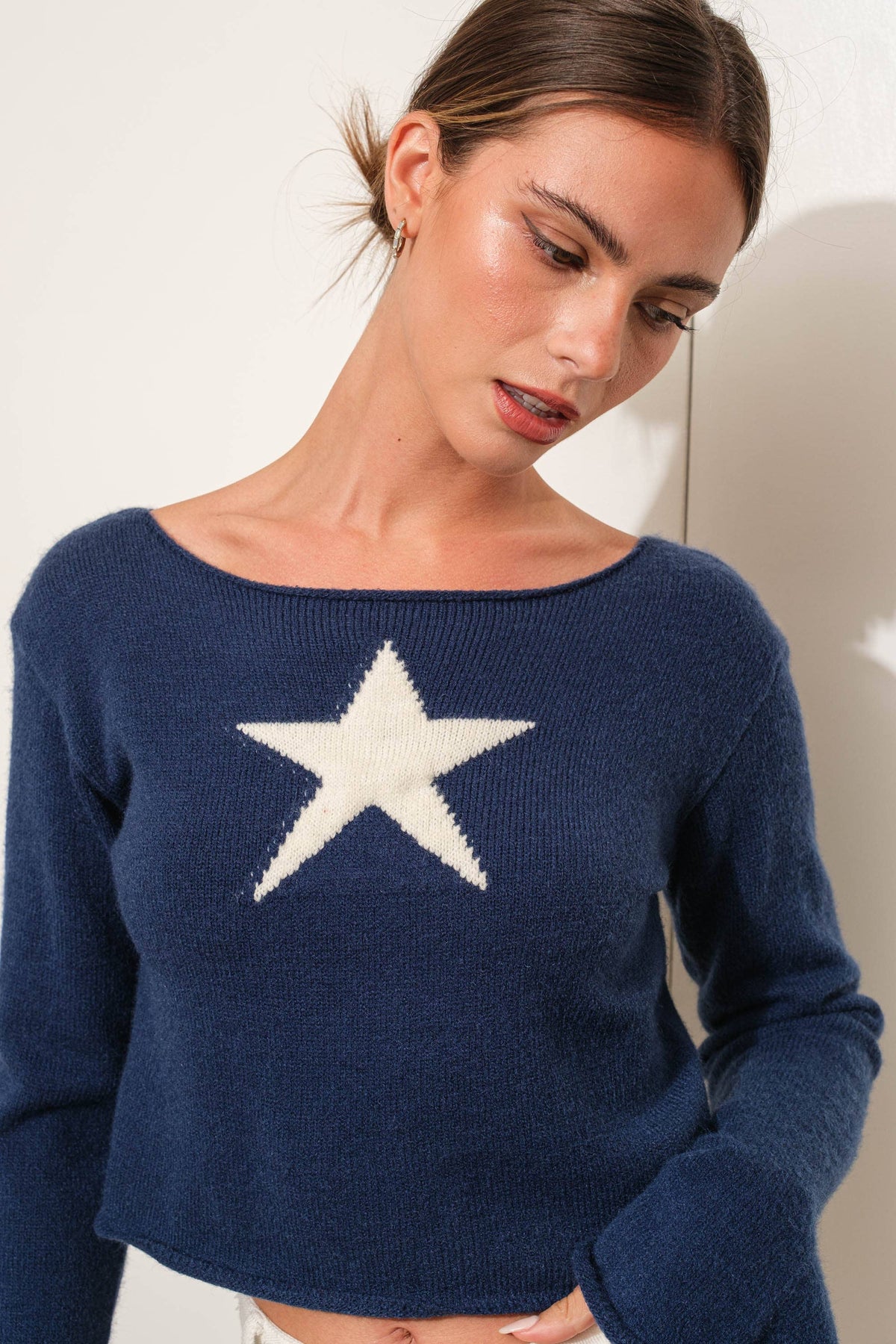 ARIA STAR KNIT TOP