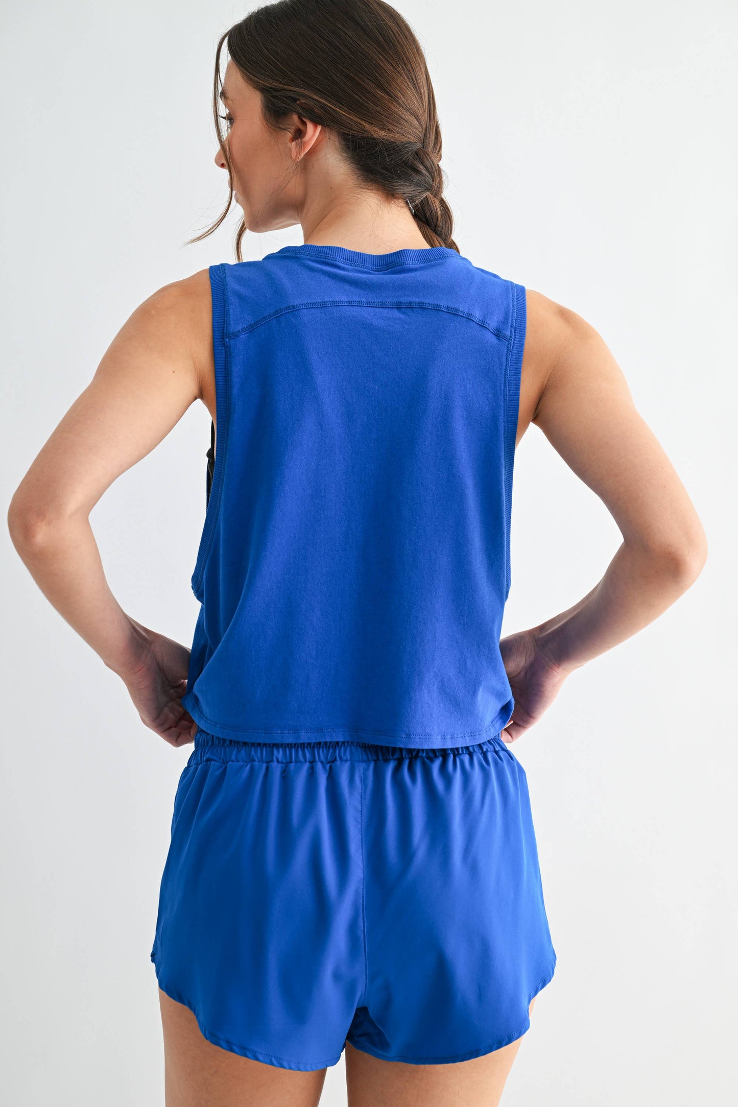 Pima Cotton Relaxed Side-Knot Tank
