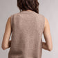 SLEEVELESS SWEATER VEST / WL26-13059