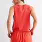 Pima Cotton Relaxed Side-Knot Tank