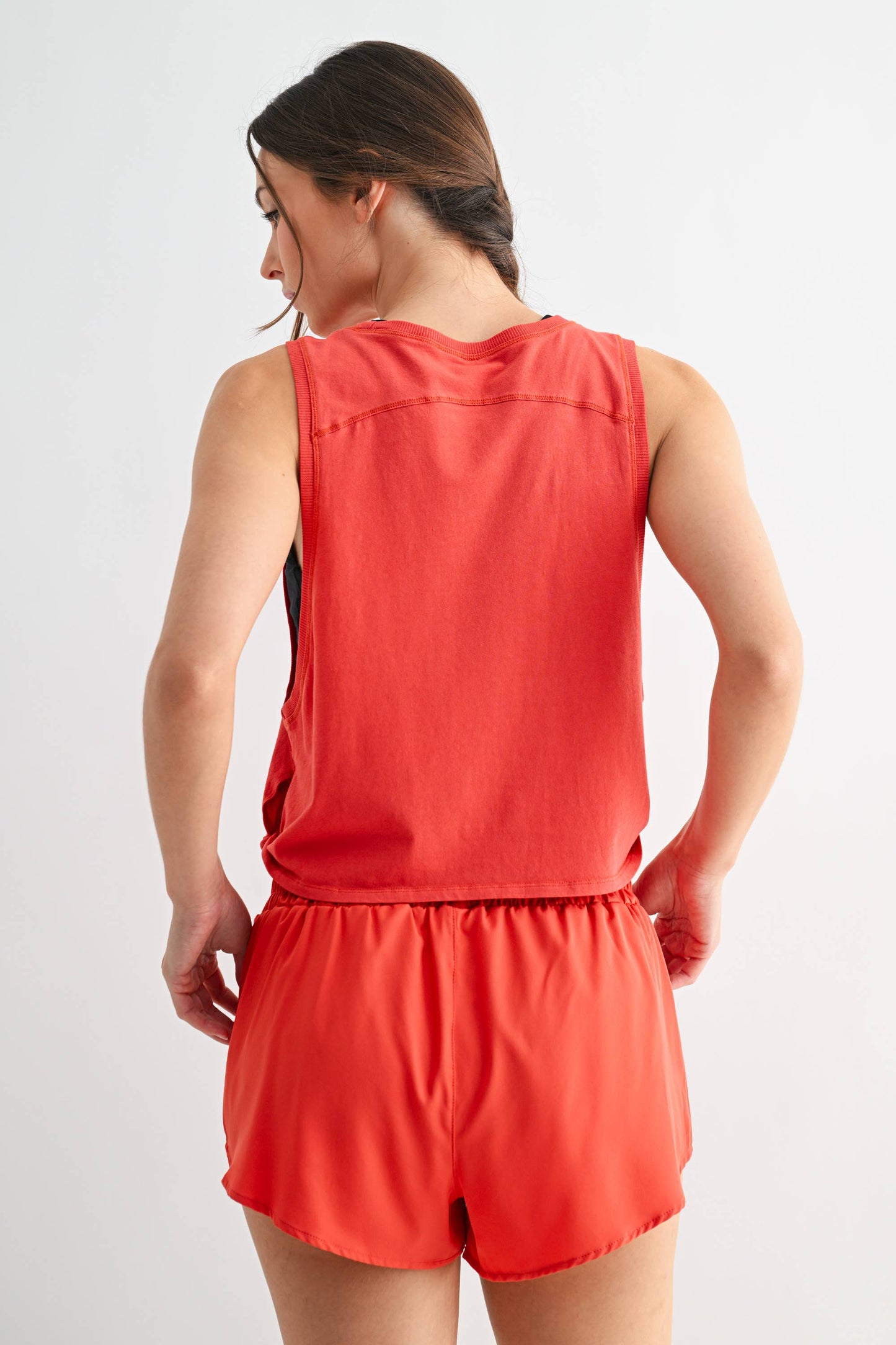 Pima Cotton Relaxed Side-Knot Tank