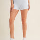 Gingham Print Contrast Binding Biker Shorts