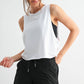 Pima Cotton Relaxed Side-Knot Tank