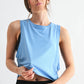 Pima Cotton Relaxed Side-Knot Tank