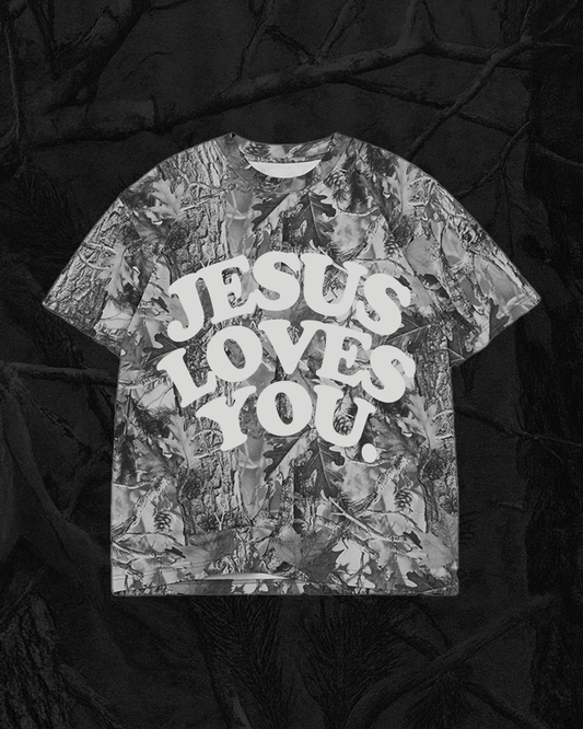 "Midnight Oak" Camo Tee || Oversized