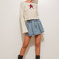 ARIA STAR KNIT TOP