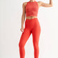 Venice Crossover Waist Leggings
