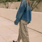 P6171   CHEETAH PRINT BARREL PANTS