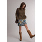 ROLL NECK POCKET SWEATER / WL26-12577