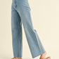 MMP623   STRAIGHT WIDE LEG DENIM PANTS
